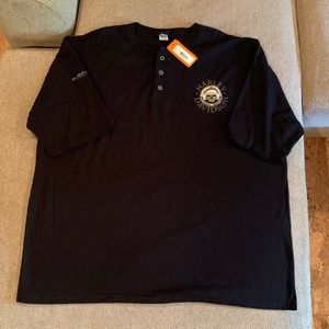 Men's Harley Davidson Henley Style T-Shirt 3XL